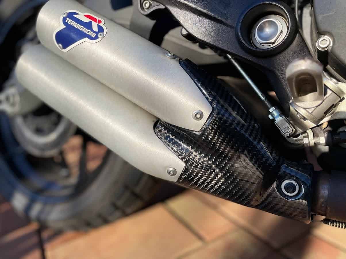 Kryt výfuku Ducati Termignoni - karbon