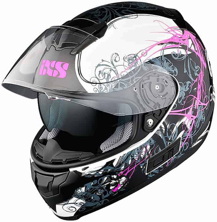 Integrální helma se sluneční clonou iXS HX 215 CURL - M