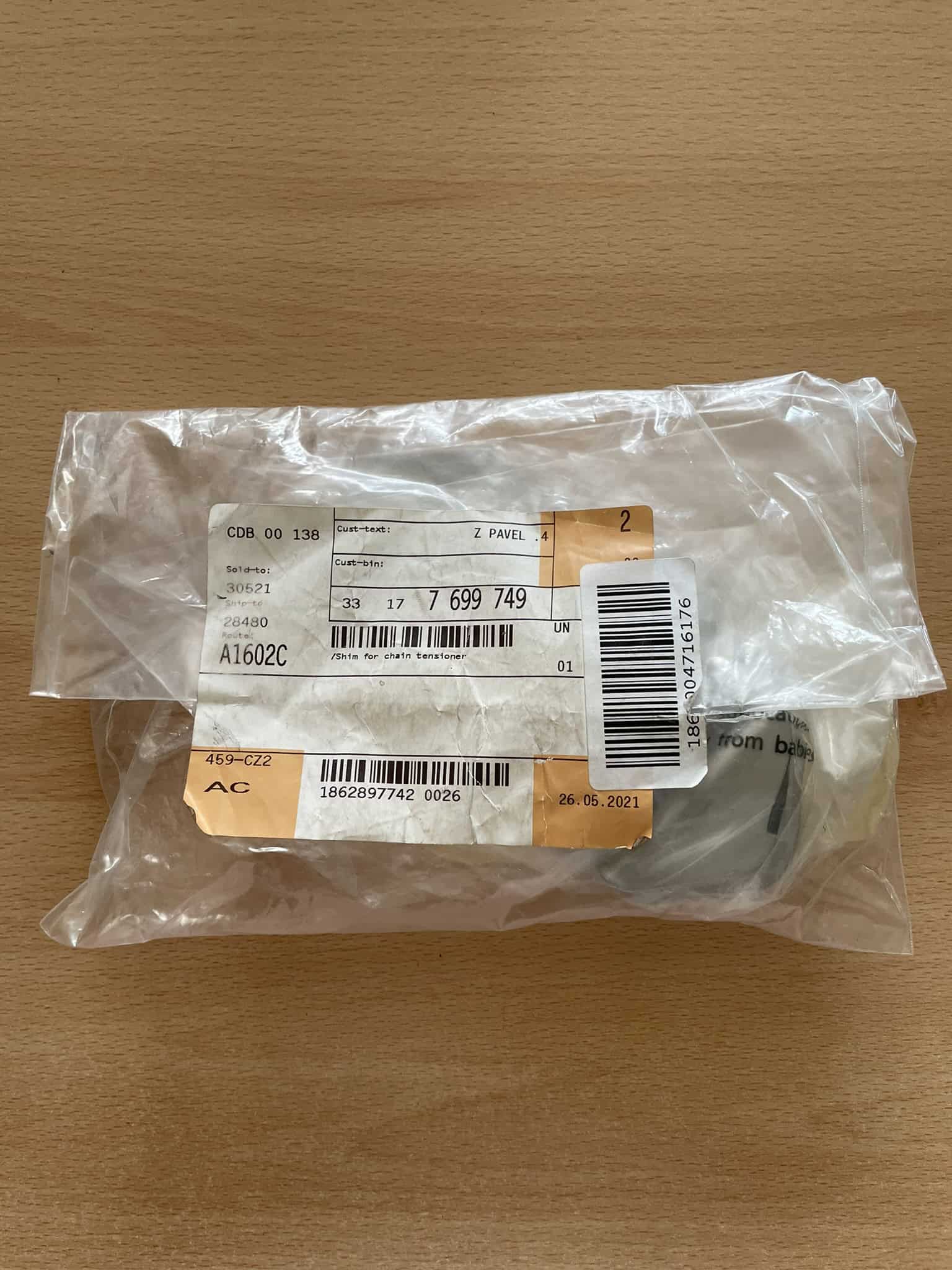 BMW - napínák řetezu 33177699749