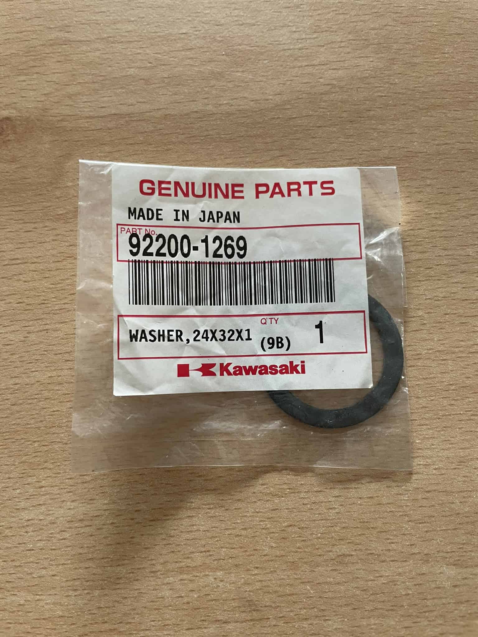 KAWASAKI- podložka 24x32x1,5 náhon tachometru 92200-1269