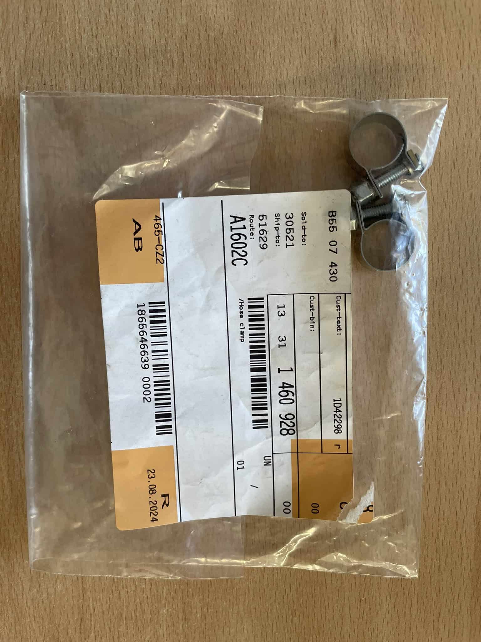 BMW - hadicová spona 13311460928